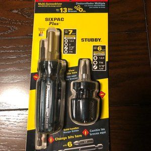 Picquic 13 Bit Combo Magnetic Screwdriver Tool Set Home Car NEW